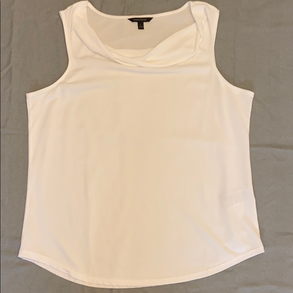 White BR silky top